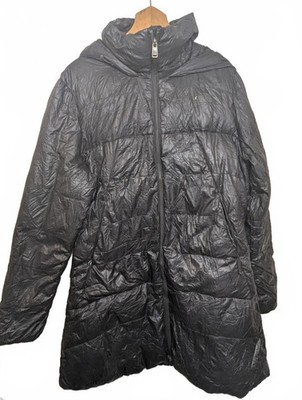 The North Face Polar Journey Parka Womens Medium Black Long Down Puffer Jacket