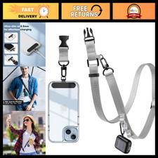 Adjustable Cell Phone Lanyard Crossbody Strap - Anti-Theft Hook, Universal Fit 4
