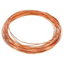 Half Hard Copper Wire, 20Gauge/0.8 0.4mm Diameter 6m Half Round Craft Wire