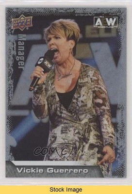 2022 AEW All Elite Wrestling Crew Silver Foil Vickie Guerrero #93 READ 0p0t