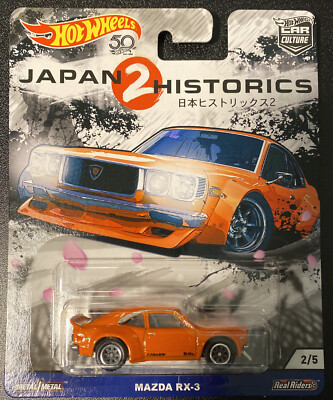 Hot Wheels Japan Historics 2 Mazda RX-3 Car Culture in Protector