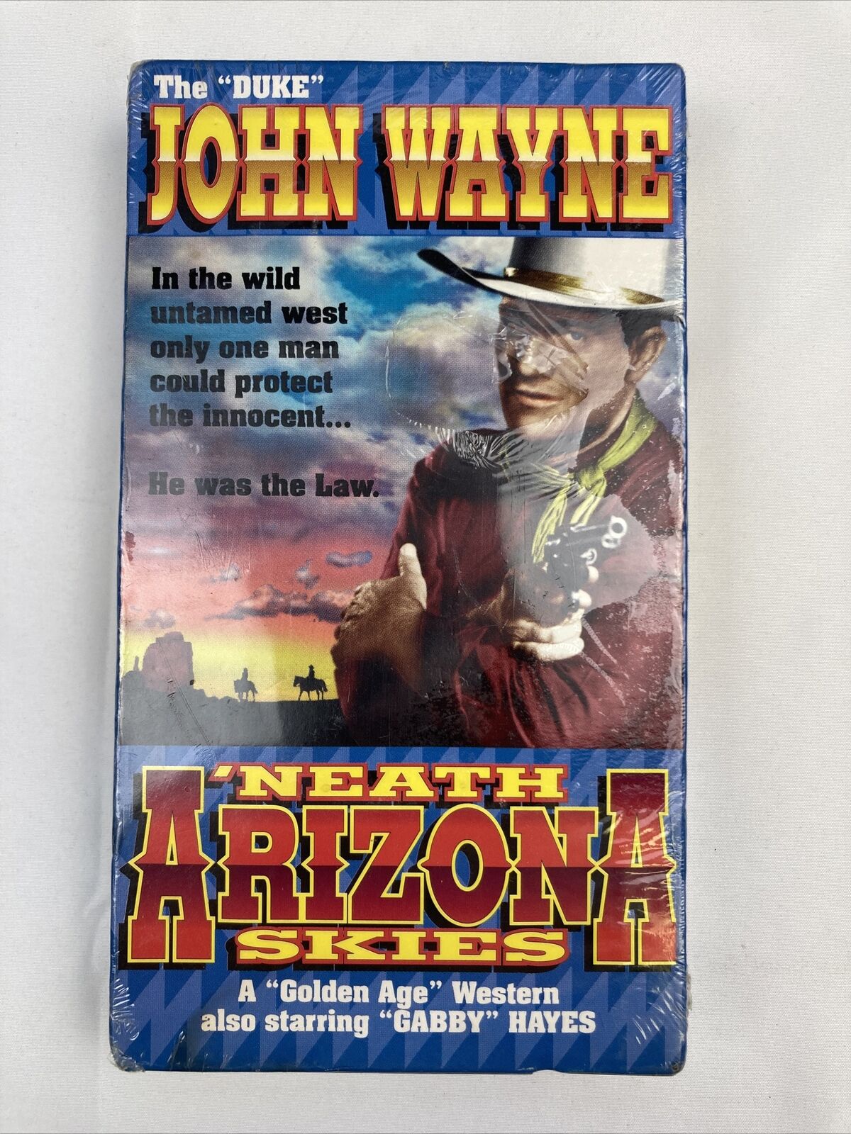 Neath the Max 86% OFF Arizona Seasonal Wrap Introduction Skies John Wayne VHS 1991