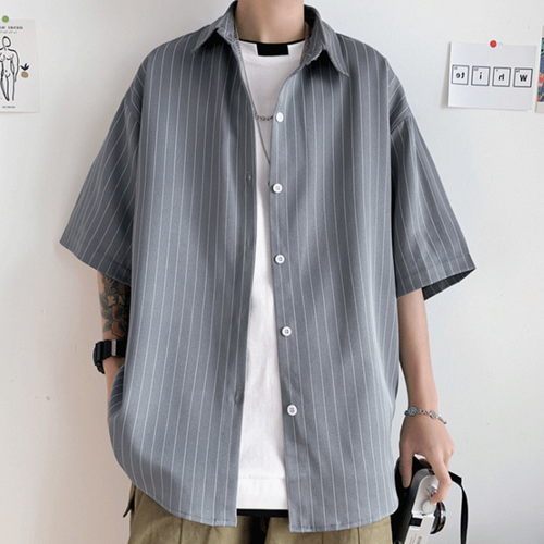Japanese fashion oversized half-sleeve 