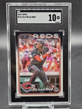2024 Topps Series 1 Elly De La Cruz RC SGC 10 #141 Cincinnati Reds