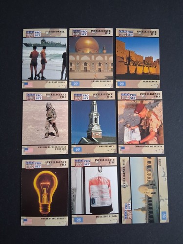 1991 Desert Storm Pro Set - Pick The Cards To Complete Your Set #1-250 - Picture 124 of 237