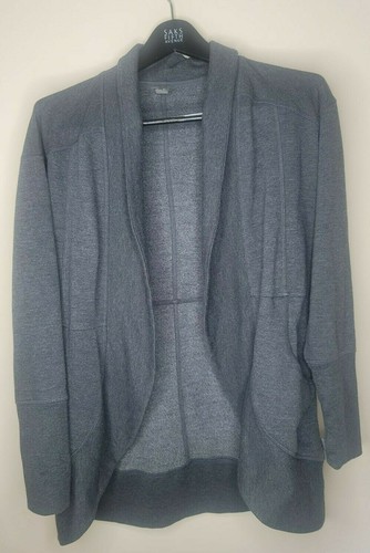EDDIE BAUER CAMP FLEECE WRAP CARDIGAN 