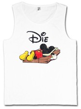 GILET CANOTTA CANOTTA TRAPPOLA TOPI PALESTRA FITNESS fumetto Topolino Fun Die Dead