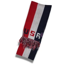 Vintage Knitmakers USA American Futbol Soccer Scarf