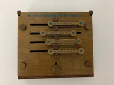 Caesar's Codex True Genius Wooden Brainteaser Puzzle Box