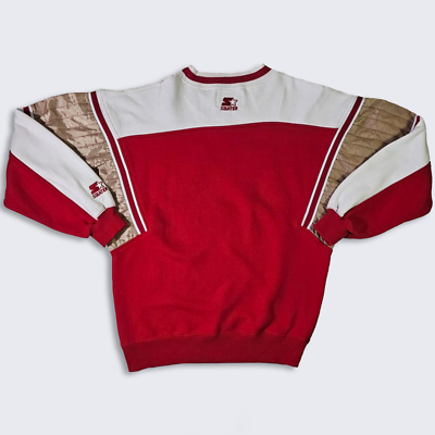 San Francisco 49ers Vintage 80s Starter Crewneck Sweatshirt - Red