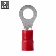 Ancor 230235 8 AWG 5/16" Nylon Ring Terminals - 2 Pack