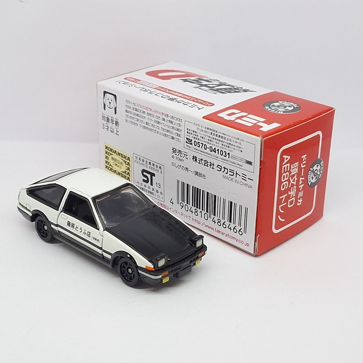 TOMICA DREAM Initial D TOYOTA AE86 Trueno 1/61 TOMY 2013 Error