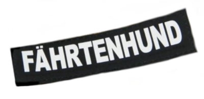 1 Paar Julius K9-Logos ''Fährtenhund'' groß