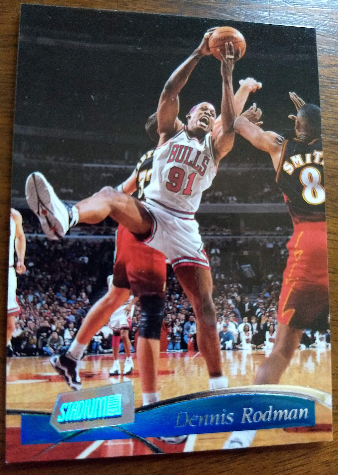 Dennis Rodman #56 Basketball Cards 1997 Stadium Club trading card — raw and PSA graded price guide