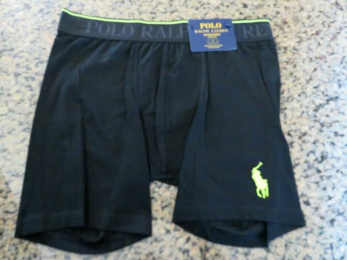 Polo RALPH LAUREN Men's Underwear Boxer Briefs Neon Stripe Solid Big Pony M/L/XL - Picture 4 of 8
