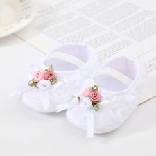 Baby Girl Shoe Cute Rose Bowknot Newborn Baby Shoe Anti-slip Prewalkers Footwear