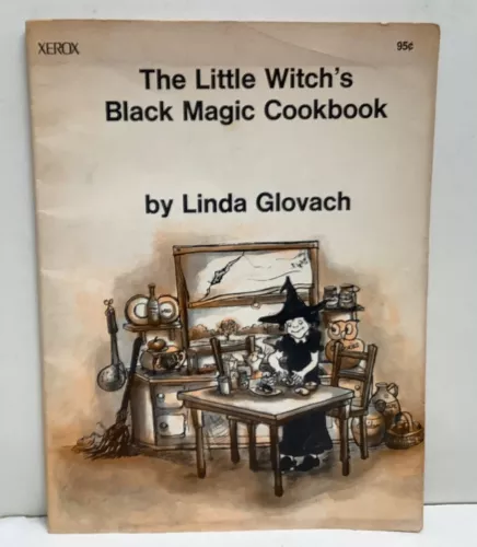 The Little Witch's Black Magic Cookbook - 1972 - Linda Glovach- Xerox Softcover
