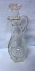CRUET STAR OF DAVID Vintage Anchor Hocking EAPG 7 3/4" Cruet and Stopper (A2)