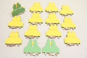 14x PHOENIX CONTACT UKK  Reihenklemme Schutzleiter UKK5-PE