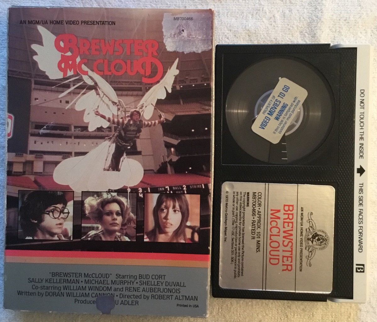 Brewster McCloud (Betamax 1984) Shelley Duvall Comedy