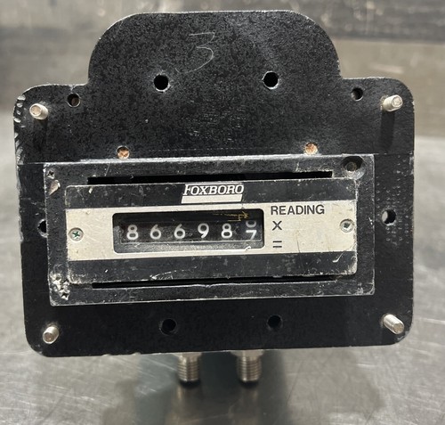 Foxboro 14A Pneumatischer Durchflussintegrator 6-stelliger Zähler. Außer Betrieb genommen - Bild 6 von 6