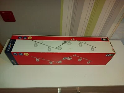 Led Deckenleuchte Strahler, Spot 6x 4W, 6x 330 Lumen, Warmweiß, Briloner Prisma - Bild 1 von 4