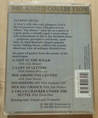 Alan Bennett – Talking Heads BBC Worldwide 2x Audio Tape Cassettes Set 3hr 15 - Picture 2 of 3