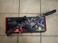 Electric AK47 Auto Gel Ball Blaster Toy Gun Splatter Shot Effect Functional Scop