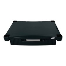 Kantek Height Adjustable Monitor Stand Single Level with Drawer 17" x 13"