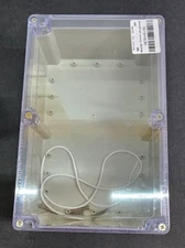 LeMotech ABS Plastic Junction Box with PC Transparent Clear Cover 9 x 5.9 x 3.4