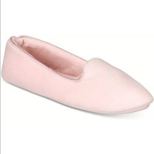 Charter Club Pink Memory Foam Slipper Loafers Small New