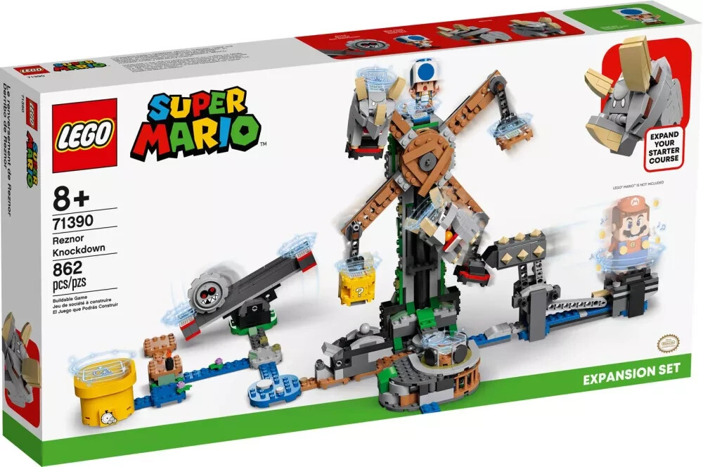 LEGO Super Mario 71390 : Extension La destruction des Reznors pour faire vaciller les briques