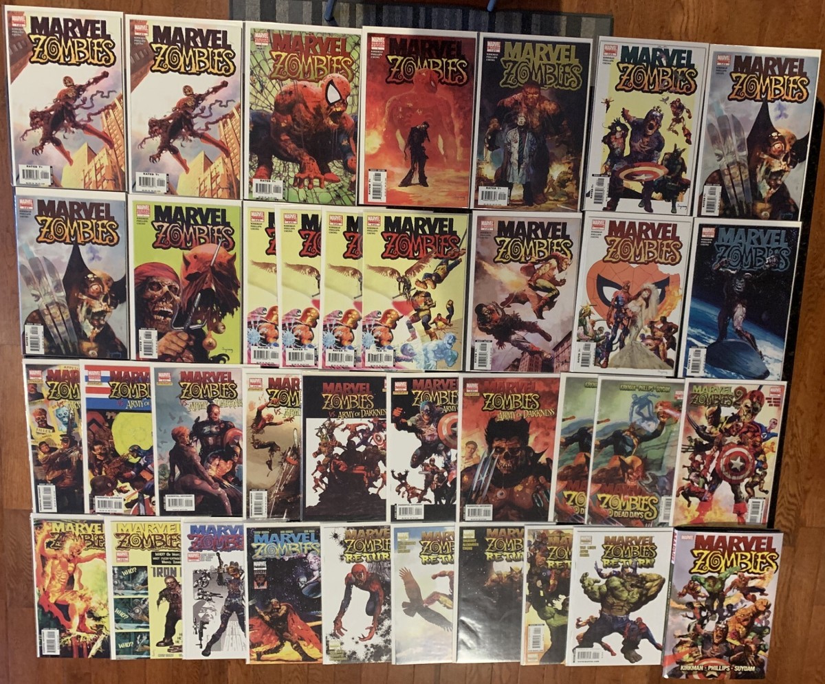 Marvel Zombies #1-5, vs Army of Darkness 1-5 , Dead Days, +