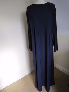navy blue long sleeve maxi dress