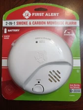 New First Alert Battery-Powered Ionization Smoke and Carbon Monoxide Detector