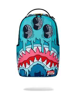 Sprayground Jorge Rodriguez Artist Collab Drips Sharks Backpack Limited Edition