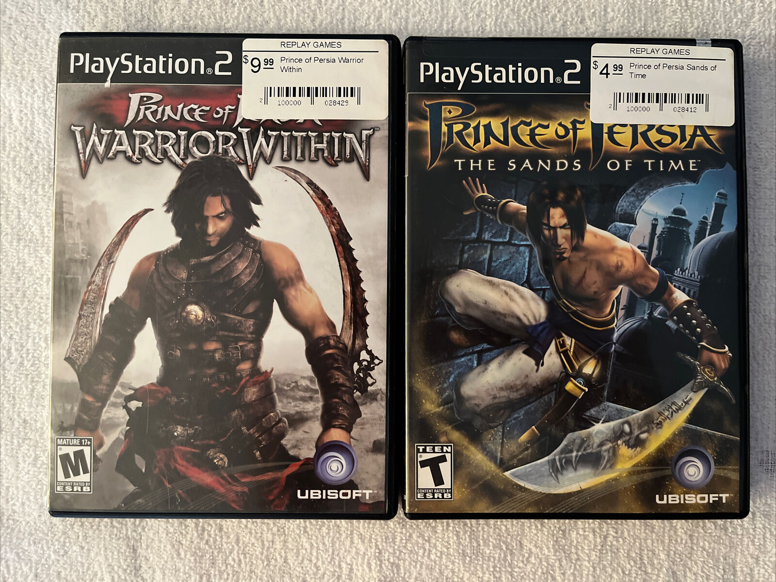 Ps2 Prince of Persia Games, 2 Games and Players Guide Book.