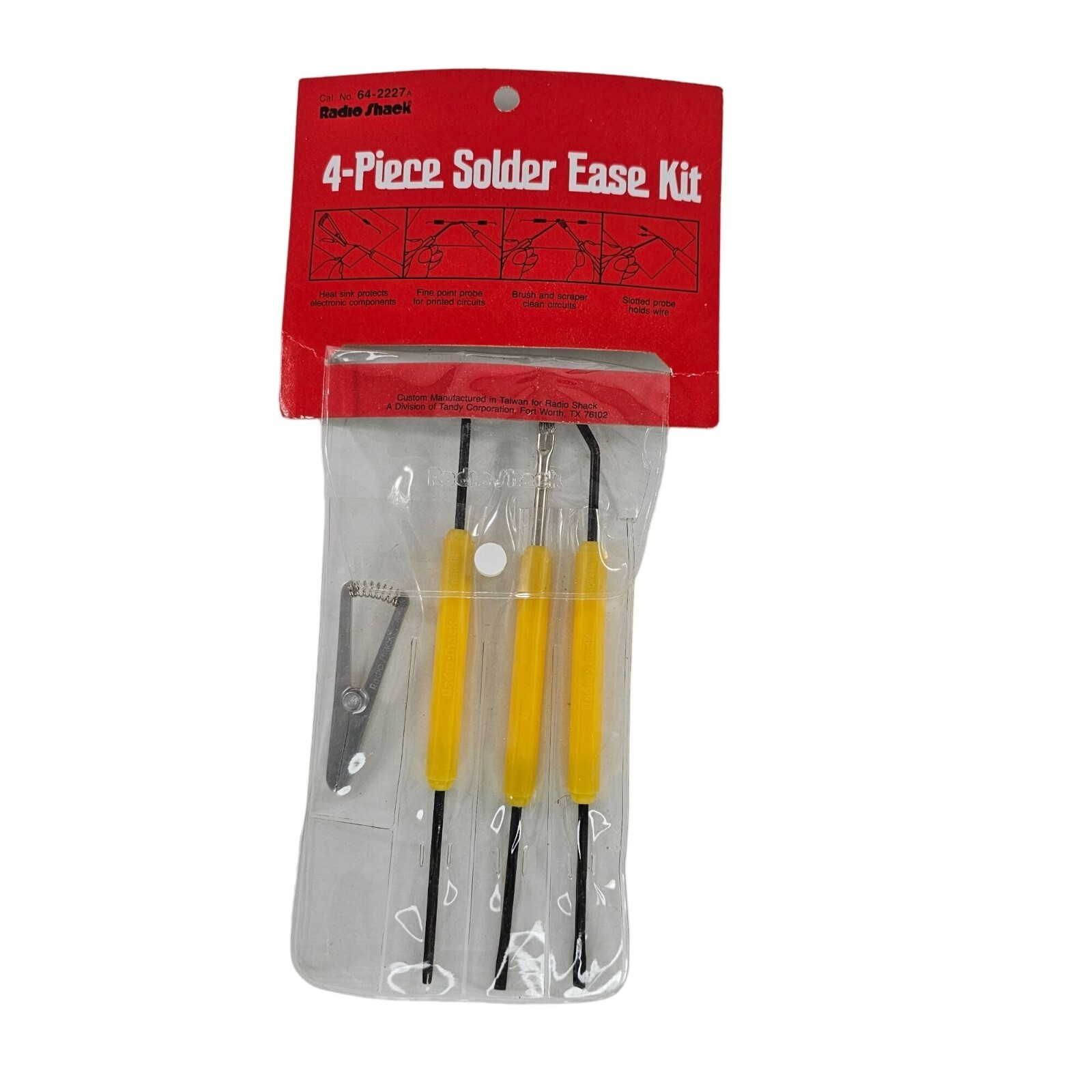 RadioShack 4Piece Solder Ease Soldering Iron Kit New Old Stock eBay