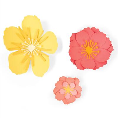 Sizzix Thinlits Stanzer Set 7tlg. - Florale Blüten by Jen Long
