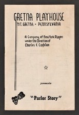 William McCleery's "PARLOR STORY" Kathleen Phelan / Al McGranary 1950 Playbill