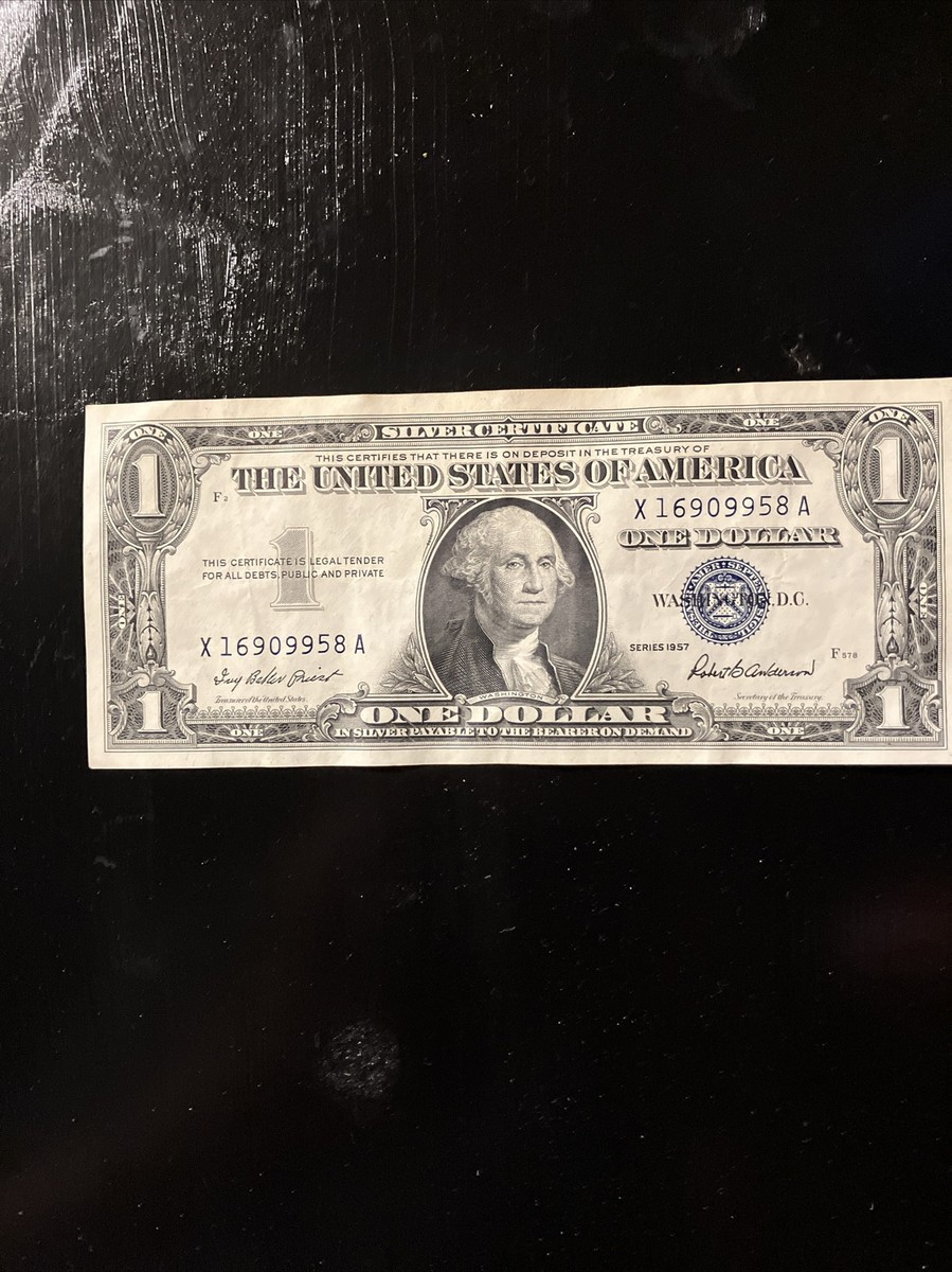 1957 $1 U.S. Silver Certificate - 
