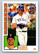 Patrick Wisdom 2019 Topps 1984 Topps Baseball Rookies #84R-PW Texas Rangers