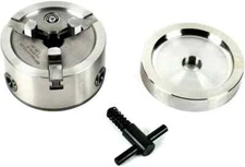 Brake Lathe Quick Chuck Adapter Set - Includes 5" Plate and Key - Hubless Rotors
