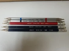 Vintage Swirl Desk Pen Collectors Lot Of 5 Different Pens P80 P89 P171 P172 P182