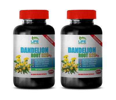 anti inflammation capsules - DANDELION ROOT 520MG - dandelion greens 2B
