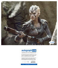 SOFIA BOUTELLA SIGNED THE MUMMY 8X10 PHOTO W/PROOF ACOA AUTHENTICATED