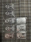 8 Money Metal Exchange Silver Bars 1oz .999 PureSilver Bullion 8 Pieces
