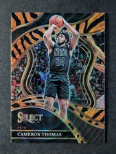2023-24 Panini Select CAMERON THOMAS Tiger Wave Prizm Courtside #206