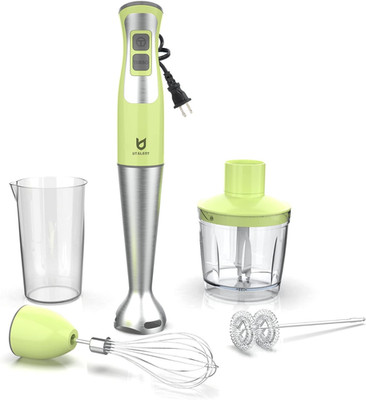 Immersion Hand Blender,  5-In-1 8-Speed Stick Blender with 500Ml Food Grinder, B