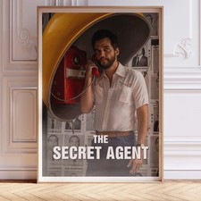Secret Agent Movie Poster Wall Art A0 Large Print Decor Cinematic